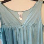 Vanity Fair Vintage  Negligee Night Gown Medium M Blue Photo 1