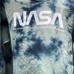 Mighty fine cropped, tie-dye NASA sweatshirt M Photo 2