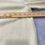 ZARA  Shirt Dress Tunic Top‎ Long Sleeve Button Down  Beige Size Small Flowy Photo 6