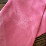 Burberry  Silk Skinny Scarf Bubble Gum Pink NWT Photo 6