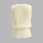 Commense Metal Buckle Waisted Sweater Vest size L Size L Photo 1