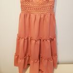 Vanilla Bay Pink ruffle dress Photo 4