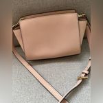 Michael Kors  Selma Mini Crossbody Purse Saffiano Leather Blush Pink Chic Preppy Photo 14