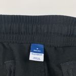Old Navy Black Linen Blend High Rise Pull On Shorts M Photo 2