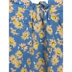 Who What Wear  Blue Daisy Print Skirt Women's Size XL (No Belt) Photo 4