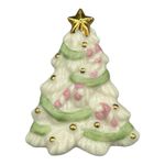 Lenox Porcelain Christmas Tree Brooch w/ Box Photo 8