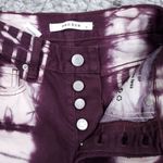 PacSun Eco Raspberry Tie Dye High Waisted Straight Leg Jeans Size 22 Purple Crop Photo 5