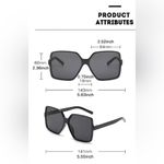 Frame NIB - Oversize  Sunglasses - UV Protection. Photo 8