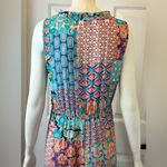 TINTA Colorful Patchwork Maxi Dress Blue Size M Photo 4