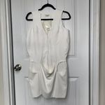 Mugler Resort Runway Show 2012‎ white mini dress size 38 quiet luxury minimalist Photo 1