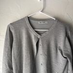 Grace Karin  Womens Cardigan Sweater Gray V Neck Button Front Knit Preppy Medium Photo 1
