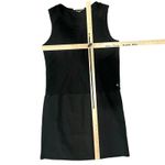 Maison Scotch Black Layered Sleeveless Round Neck Pullover Shift Dress sz 1 / S Photo 2