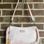 BEARPAW Blush Pink Mini Suede shoulder bag Photo 0