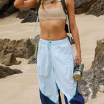 free people movement freeflow colorblock joggers baseline blue NWT XL Photo 0