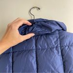Abercrombie & Fitch Vintage Puffer Vest Blue Quilted Hooded Women’s Y2K Photo 6