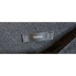 St. John  Women’s 12 Diana Wool Blend Dress Pants‎ Wide Leg Pleated Gray High Rise Photo 6