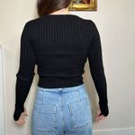 Urban Outfitters Phoebe Sweetheart Neckline Ribbed Sweater Size M NWT Photo 3
