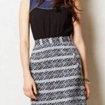 Moulinette Soeurs  Carrington Tweed Skirt Dress Black & Navy Photo 0