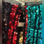 Francesca's rainbow bling Sequin Christmas new years short party Dress, NWT SM Photo 5