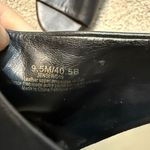 Karl Lagerfeld Karl Langerfeld Black Slip On Mule Heels Size 9.5 Photo 4