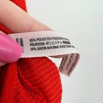 Free People intimately long beach ribbed tank top orange raw edge size medium Photo 7