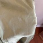 Isalis  fruit salad satin high slit midi dress in green Photo 6