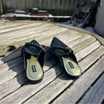 Nine West  Aliby Pointed Flat Mules Womens 9.5 Black Slip On Casual‎ Shoes Photo 4