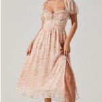 ASTR the Label Lunaria Midi Dress SZ Medium NEW Coquette Regency Cottage NWOT Photo 2