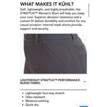 Kuhl  Strattus Skort Skirt Mini Size 4 Blue Hiking Camping Fishing Gorpcore Photo 10