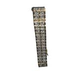 New Elegant Designer Diamond Wide Tennis Bracelet Gold over Brass 7.25” Photo 10