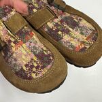 Björndal Bjorndal Clogs Womens 6 Leather Woven Knit Buckle Cork Slip On Mules Photo 3