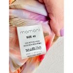 $465 Momoni Sleeveless 100% Silk Printed Destin Midi Dress Multicolor FR 40/US 8 Photo 6