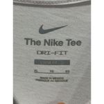 Nike Dri-Fit Loose Fit Short Sleeve Logo Graphic T-Shirt Size XL White/Black Photo 2