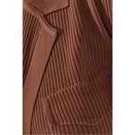 💕AYA MUSE💕 Ravenna Longline Ribbed Knit Cardigan ~ Chocolate Brown Small S NWT Size XS Photo 3