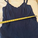 41 Hawthorn Navy Scalloped Romper 1X | Coastal Granddaughter Brunch Fall Outfit Blue Photo 11