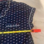 Tommy Hilfiger XL Heart Print Pajama Set Button Top Shorts Navy Sleepwear Photo 6