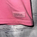 Life is Good  Pink Wine Glass Half Full Short Sleeve Tee size Medium‎ Photo 2