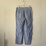 Athleta  Chambray Blue Cabo Linen Wide Leg Pants Womens Size 4 Photo 3