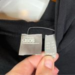 ASOS Black Sweatshirt Tunic Dress Size 6 Photo 2