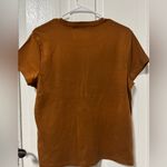 J.Crew NWT Chestnut Brown Essential Tee size large Photo 1
