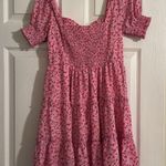 Blu Pepper  Medium Pink Floral Dress perfect for summer! Photo 4