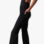 We The Free Black In My Feelings Mid Rise Crop Boot Cut Velour Pants XS Photo 8