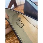 FSNY French sole navy leather sailor lace toe flats size 9 Blue Photo 9
