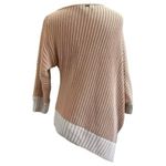 St. John Asymmetrical Silk Blend Knit Sweater Old Money Career Academia Luxury L Photo 3