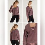 Z Supply NWT  reversible washed sweatshirt grape leaf green size small Photo 2