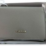 Furla Classic Leather Tri Fold Wallet Marmo C Grey Photo 0
