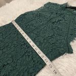 Bardot  Lace Illusion Sheath Dress in Green Size 6 Photo 4