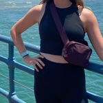 Athleta  Conscious Crop Bra A-C in Black Photo 5