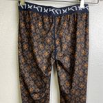 Kari Traa Leggings Small Womens Printed Hiking Running Jogging Outdoors Camp Orange Photo 6