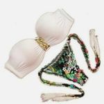 NWOT Brazilian Vintage Triangle Push Up Bikini Set Size Small Photo 0